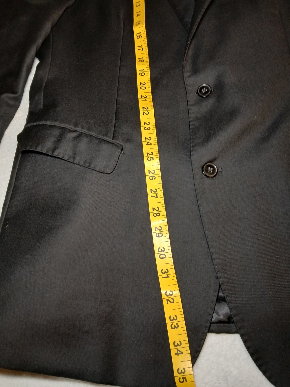 Calvin Klein Black Lined Jacket with Subtle Sheen - Picture 13 of 16